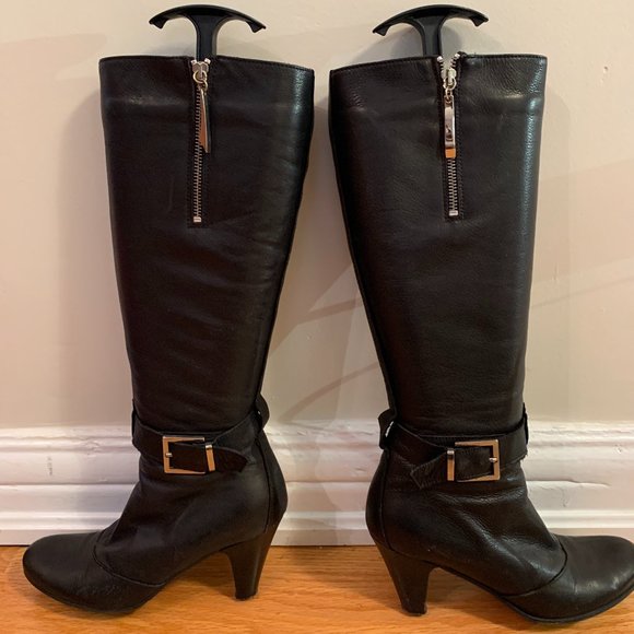 Davos Gomma Italian leather boots size 39 - Picture 2 of 3